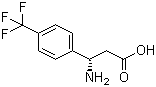 (S)-3-Amino-3-[4-(trifluoromethyl)phenyl]propanoic acid molecular structure (CAS 790203-84-8)