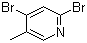 2,4-Dibromo-5-methylpyridine molecular structure (CAS 79055-50-8)