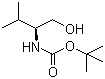 结构式 CAS# 79069-14-0, N-Boc-L-缬氨醇; N-叔丁氧羰基-L-缬氨醇