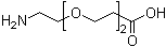 结构式 CAS# 791028-27-8, 3-[2-(2-氨基乙氧基)乙氧基]-丙酸