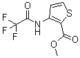 3-(2,2,2-三氟乙酰基氨基)噻吩-2-羧酸甲酯分子结构 (CAS 79128-68-0)