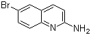 structure of CAS# 791626-58-9, 6-Bromo-2-aminoquinoline;6-Bromo-2-quinolinamine