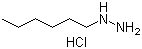 正己基肼盐酸盐分子结构 (CAS 79201-41-5)