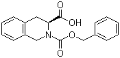 (S)-(+)-N-Cbz-1,2,3,4-tetrahydroisoquinoline-3-carboxylic acid molecular structure (CAS 79261-58-8)
