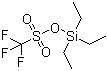 三乙基硅基三氟甲磺酸酯分子结构 (CAS 79271-56-0)
