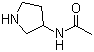 结构式 CAS# 79286-74-1, 3-乙酰胺基吡咯烷