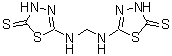 structure of CAS# 79319-85-0, Bismerthiazol;Yeqingshuang; Chuan Hua 018; MBAMT; N,N'-Methylenebis(2-amino-5-sulfhydryl-1,3,4-thiadiazole)