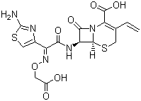 Cefixime molecular structure (CAS 79350-37-1)