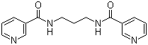 烟拉文；N,N'-亚丙基双烟酰胺分子结构 (CAS 79455-30-4)
