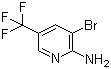 2-Amino-3-bromo-5-(trifluoromethyl)pyridine molecular structure (CAS 79456-30-7)