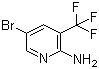 2-Amino-5-bromo-3-(trifluoromethyl)pyridine molecular structure (CAS 79456-34-1)