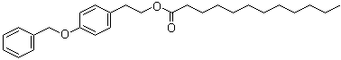 structure of CAS# 794564-07-1, 4-Benzyloxyphenylethyl laurate;2-(4-Benzyloxyphenyl)ethyl dodecanoate