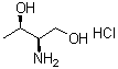 (2R,3R)-2-氨基-1,3-丁二醇盐酸盐分子结构 (CAS 79474-65-0)