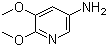 5,6-Dimethoxy-3-pyridinamine molecular structure (CAS 79491-49-9)