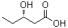 (S)-3-羟基戊酸分子结构 (CAS 79516-59-9)