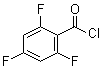 2,4,6-三氟苯甲酰氯分子结构 (CAS 79538-29-7)