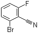structure of CAS# 79544-27-7, 2-Bromo-6-fluorobenzonitrile;3-Bromo-2-cyanofluorobenzene
