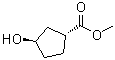 trans-3-Hydroxycyclopentanecarboxylic acid methyl ester molecular structure (CAS 79590-84-4)