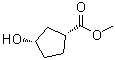 cis-3-Hydroxycyclopentanecarboxylic acid methyl ester molecular structure (CAS 79598-73-5)