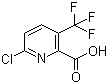 6-氯-3-三氟甲基吡啶-2-甲酸分子结构 (CAS 796090-24-9)