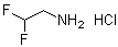 structure of CAS# 79667-91-7, 2,2-Difluoroethylamine hydrochloride;2,2-Difluoro-1-ethanamine hydrochloride