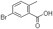 structure of CAS# 79669-49-1, 5-Bromo-2-methylbenzoic acid;2-Methyl-5-bromobenzoic acid