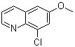 8-Chloro-6-methoxyquinoline molecular structure (CAS 796851-15-5)