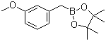 structure of CAS# 797762-23-3, 3-Methoxybenzylboronic acid pinacol ester;2-(3-Methoxybenzyl)-4,4,5,5-tetramethyl-1,3,2-dioxaborolane