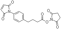 structure of CAS# 79886-55-8, N-Succinimidyl 4-(4-maleimidophenyl)butyrate;4-(4-Maleimidophenyl)butyric acid N-hydroxysuccinimide ester