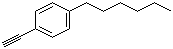 4-Hexylphenylacetylene molecular structure (CAS 79887-11-9)