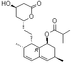 2-甲基丙酸 (1S,3R,7S,8S,8aR)-1,2,3,7,8,8a-六氢-3,7-二甲基-8-[2-[(2R,4R)-四氢-4-羟基-6-氧代-2H-吡喃-2-基]乙基]-1-萘基酯分子结构 (CAS 79902-42-4)