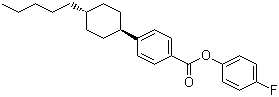 4-Fluorophenyl 4-trans-(4-pentylcyclohexyl)benzoate molecular structure (CAS 79912-98-4)