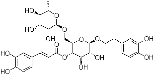 结构式 CAS# 79916-77-1, 连翘脂苷 A; 连翘酯苷 A; 连翘脂素