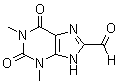 2,3,6,9-Tetrahydro-1,3-dimethyl-2,6-dioxo-1H-purine-8-carboxaldehyde molecular structure (CAS 79927-25-6)