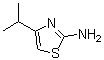 structure of CAS# 79932-20-0, 4-Isopropylthiazol-2-amine;2-Amino-4-isopropylthiazole; 4-(1-Methylethyl)-1,3-thiazol-2-amine; 4-(Isopropyl)-1,3-thiazol-2-amine; 4-Isopropyl-1,3-thiazol-2-ylamine