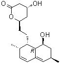 Lovastatin diol lactone molecular structure (CAS 79952-42-4)