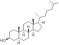 structure of CAS# 80-97-7, Dihydrocholesterol;3beta-Cholestanol; 5-alpha-cholestan-3-beta-ol