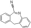 11H-Dibenzo[b,e]azepine-6-carbonitrile molecular structure (CAS 80012-69-7)