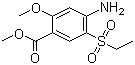 Methyl 4-amino-5-ethylsulfonyl-2-methoxybenzoate molecular structure (CAS 80036-89-1)