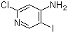 2-Chloro-5-iodo-4-pyridinamine molecular structure (CAS 800402-12-4)
