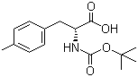 Boc-4-Methyl-D-phenylalanine molecular structure (CAS 80102-27-8)