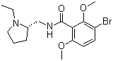 Remoxipride molecular structure (CAS 80125-14-0)