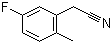 structure of CAS# 80141-97-5, 5-Fluoro-2-methylbenzeneacetonitrile