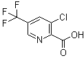 结构式 CAS# 80194-68-9, 3-氯-5-(三氟甲基)-2-吡啶羧酸