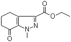 4,5,6,7-Tetrahydro-1-methyl-7-oxo-1H-indazole-3-carboxylicacid ethyl ester molecular structure (CAS 802541-13-5)
