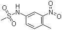 结构式 CAS# 80259-08-1, N-(4-甲基-3-硝基苯基)甲磺酰胺