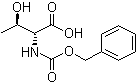 结构式 CAS# 80384-27-6, N-苄氧羰基-D-苏氨酸