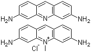 structure of CAS# 8048-52-0, Acriflavine hydrochloride;3,6-Diamino-10-methylacridinium chloride