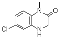 structure of CAS# 80484-00-0, 6-Chloro-3,4-dihydro-1-methyl-2(1H)-quinoxalinone