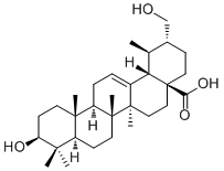 全草含茜草萜酸分子结构 (CAS 80489-65-2)